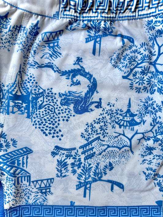 Heritage Fight Shorts - Porcelain