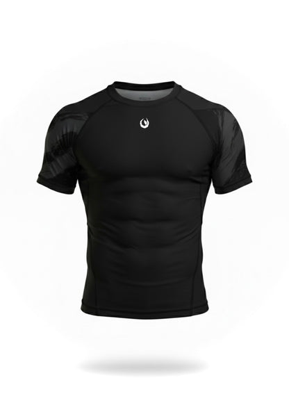 Flagship BJJ Rash Guard - Midnight Black | Tesshin