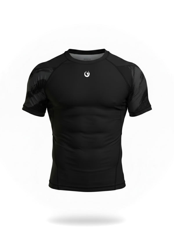 Flagship BJJ Rash Guard - Midnight Black | Tesshin