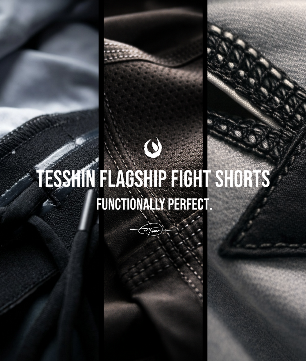 Tesshin Flagship Fight Shorts, functionally perfect