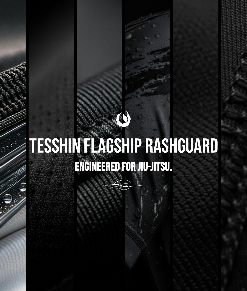 Tesshin Flagship Rashguard, engineered for Jiu-Jitsu