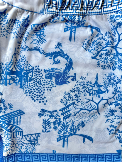 Heritage Fight Shorts - Porcelain