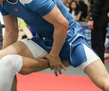 Flagship Fight Shorts - Coral Blue