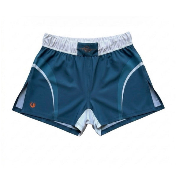 Flagship Fight Shorts - Coral Blue