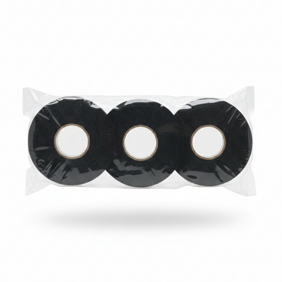 One pack of Tesshin black BJJ finger tape, including 3 rolls per pack