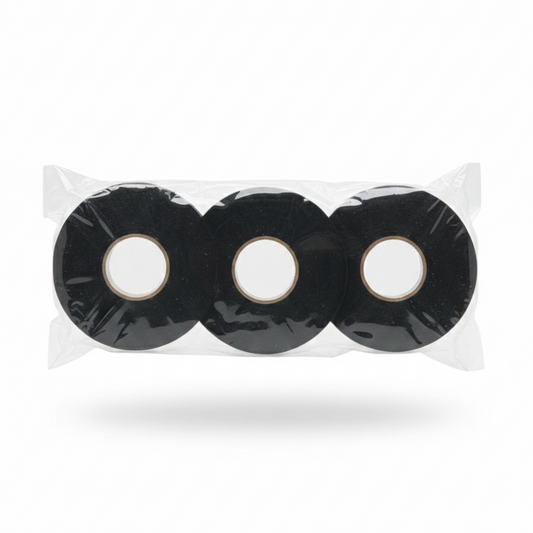 One pack of Tesshin black BJJ finger tape, including 3 rolls per pack