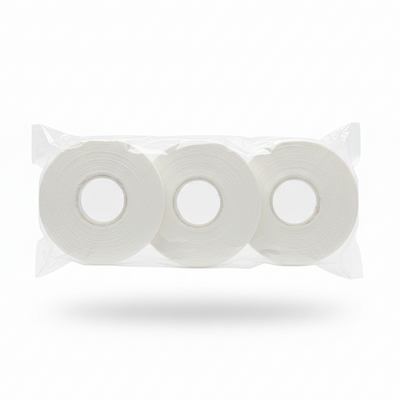 One pack of Tesshin white BJJ finger tape, including 3 rolls per pack