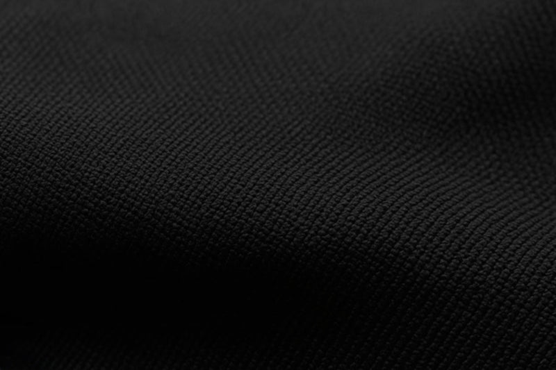 Close-up of fabric on Tesshin black rash guard