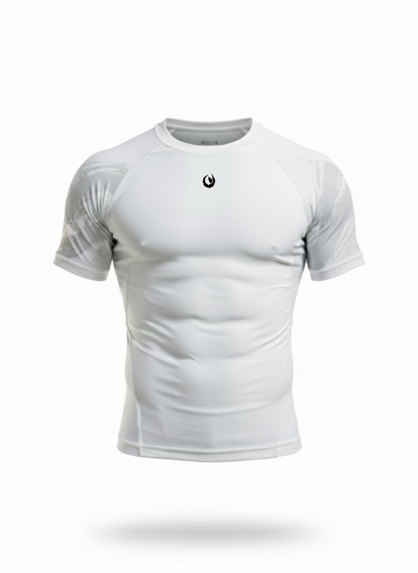 Flagship Rash Guard - Marble White